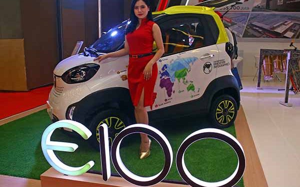Mobil Listrik Wuling di Acara GIIAS Medan Dipamerkan