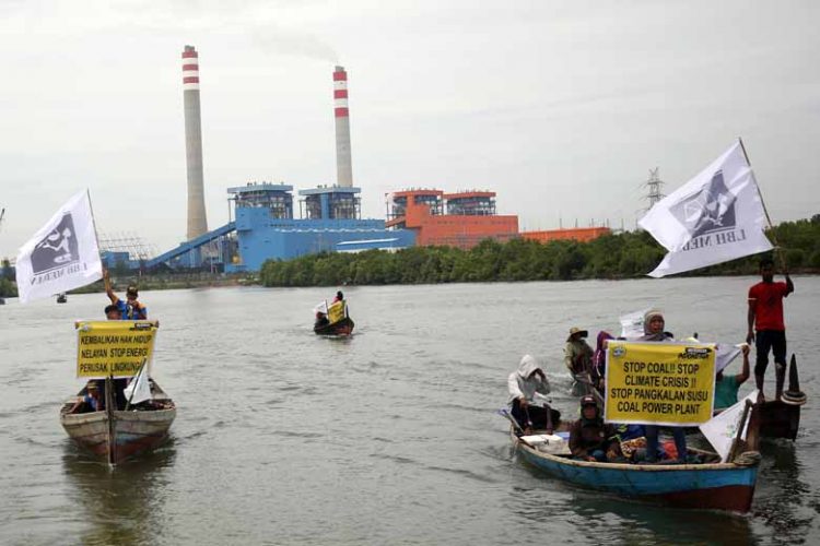Aktivis dan Masyarakat Pesisir Langkat Tolak PLTU Pangkalan Susu