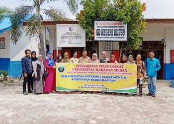 Dosen UNHAR Medan Sosialisasikan Manfaat Internet Untuk Siswa SD