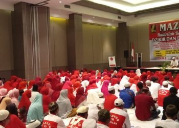 Jamaah Pengajian Mazilah Zikir Bersama Doakan Pemilu Damai