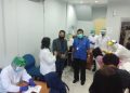 Pimpinan Wilayah BRI Medan Tinjau Swab Test di Kantor Cabang