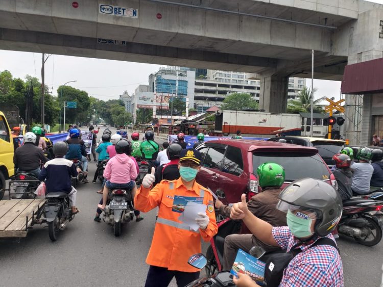 KAI Divre I Sumut Sosialisasi Keselamatan di Perlintasan Sebidang