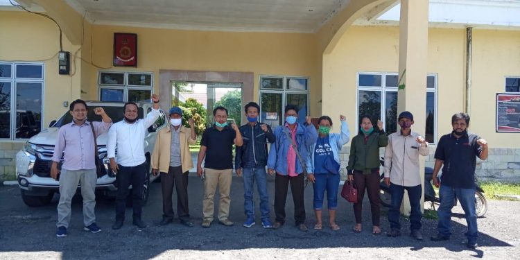 Sejumlah Elemen Desak Polisi Tangkap Oknum Humas TPL