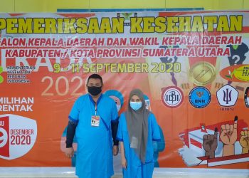 Pilkada Asahan, Rosmansyah-Winda Jalani Pemeriksaan Kesehatan