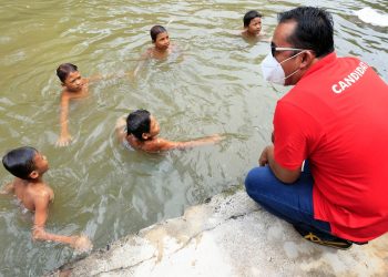 Blusukan ke Bantaran Sungai Deli, Aulia Rachman Terkenang Masa Kecilnya