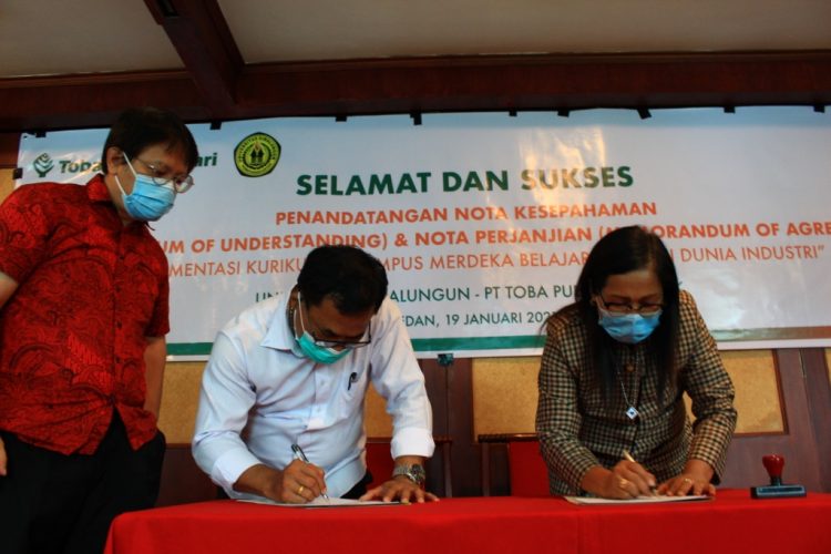 Dukung Program Pemerintah “Merdeka Belajar” PT TPL Mengikat Nota Kesepahaman dengan USI