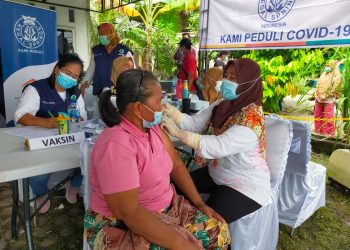 RSI dan KODAM Lanjutkan Tahapan Program Vaksinasi Kedua di Sergai