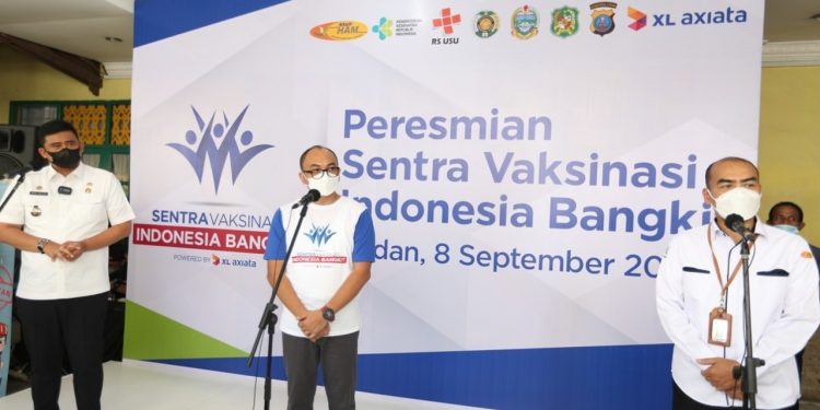 XL Axiata Gelar Sentra Vaksinasi dan Pengenalan Jaringan 5G di Medan