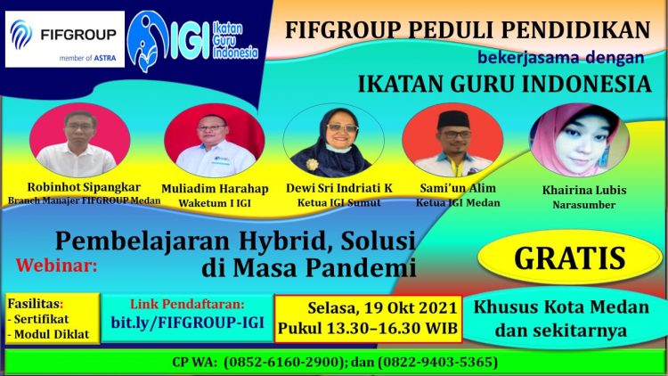 IGI dan FIF Group Gelar Webinar Pembelajaran Hybrid sebagai Solusi di Masa Pandemi