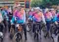 -HUT APEKSI, Bobby Nasution & Wali Kota se-Indonesia Ikuti Sepeda Santai