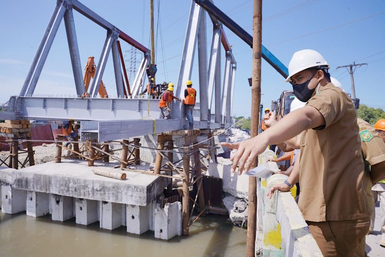 Progres Pembangunan Jembatan Sicanang 30 Persen, Bobby Nasution Targetkan akan Selesai Akhir Tahun 2022