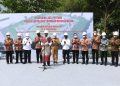 Presiden Jokowi Letakkan Batu Pertama Revitalisasi Lapangan Merdeka Medan