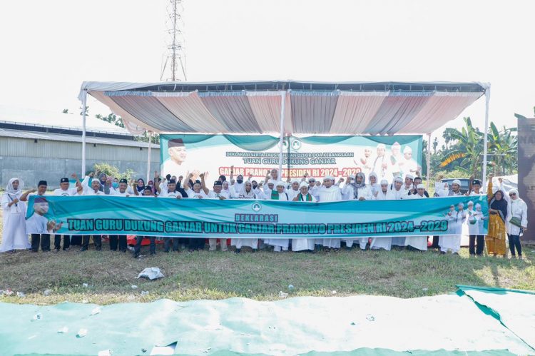 Tuan Guru di Sumut Deklarasi Ganjar Presiden 2024: Beliau Orang yang Jujur 
