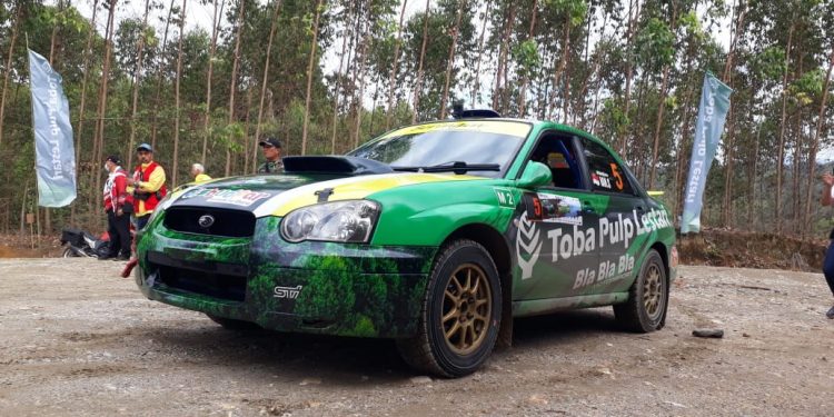 Wagub Ijeck dan Rifat Sungkar Bersaing di Kejurnas Danau Toba Rally 2022