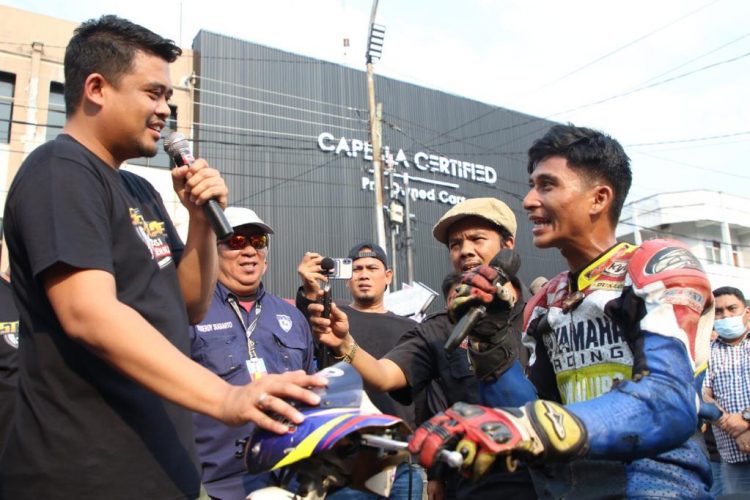 Peserta dan Warga Antusias Sambut Street Race Kolaborasi Medan Berkah