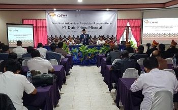 Bentuk Keterbukaan Kepada Publik,PT DPM Lakukan Sosialisasi Addendum AMDAL