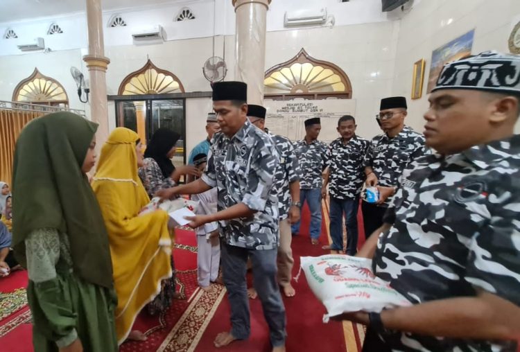 DPD Bapera Asahan Gelar Safari Ramadan dan Santuni Anak Yatim di Masjid Taqwa Danau Sijabut