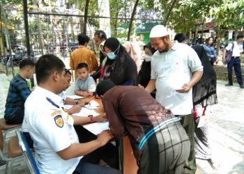 Antusias Masyarakat Mengantri Tiket Mudik Bareng Pemko Medan 2023