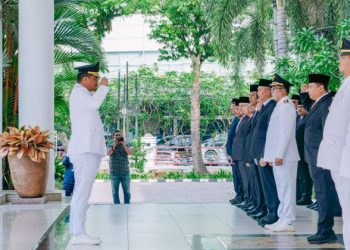 Bobby Nasution Pimpin Upacara Peringatan Hari Otda XXVII