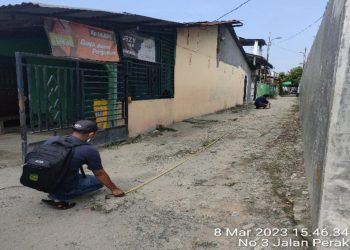 Wujudkan Program Prioritas Perbaikan Infrastruktur Bobby Nasution, Medan Deli Rehabilitasi Jalan Lingkungan Gunakan Dankel