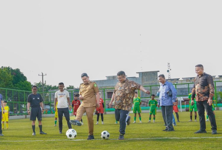 Lapangan Gajah Mada Diresmikan, Insan Olahraga Menilai Bobby Nasution Senantiasa Berikan Perhatian Untuk Olahraga