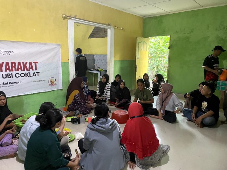 Ganjar Milenial Dukung Kegiatan Pelatihan Pembuatan Ubi Cokelat di Serdang Bedagai