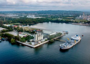 Pasca Dioperasikan SPMT, Lhokseumawe Ekspor 10 Ribu Ton Cangkang Sawit