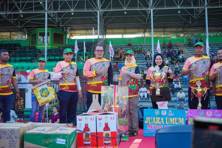 Medan Amplas Juara Umum Porkot XIII, Aulia Rachman: Wadah Lahirkan Atlet Berprestasi
