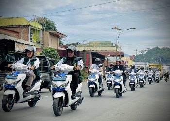 Kampanyekan Upaya Penurunan Polusi, PLN Unit Induk Distribusi Sumatera Utara Gelar Konvoi Kendaraan Listrik