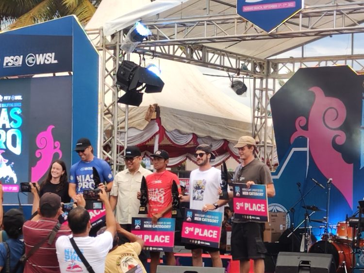 Kelistrikan Aman, PLN Sukseskan Kejuaran World Surfing League Nias Pro 2023