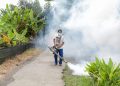 Petebu Ganjar dan Warga Binjai Gotong Royong Lakukan Fogging Untuk Antisipasi Nyamuk Jelang Musim Penghujan