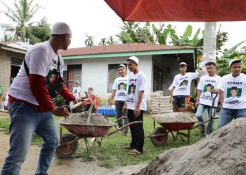 Usbat dan TGS Ganjar Duet Bangun Lapangan Bulutangkis di Sergai