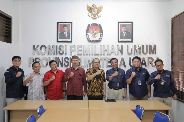 Kunjungan ke Komisi Pemilihan Umum Provinsi Sumatera Utara, PLN Siap Sukseskan Pemilu 2024