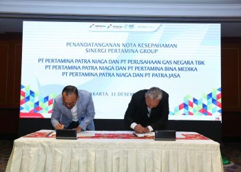 PGN, PTGN, dan PGE Teken PJBG 45 BBTUD untuk Pupuk Iskandar Muda& Industri di Aceh dan Sumatera Utara