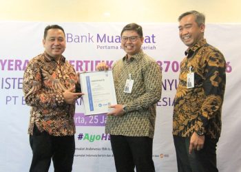 Bank Muamalat Raih Sertifikasi ISO 37001:2016