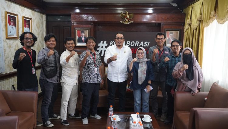 Terima Audiensi PFI Medan, Aulia Rachman: Semoga Dapat Mengedukasi Informasi Lewat Visual