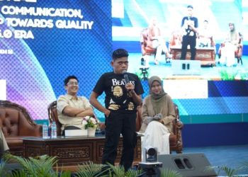 Intelect Fest Perpustakaan UMSU, Joel dan Wanda Wandow “Roasting” Mahasiswa
