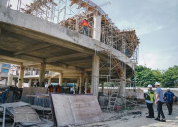 Pj Sekda Medan Tinjau Proyek Pembangunan Gedung Kolaborasi UMKM Square