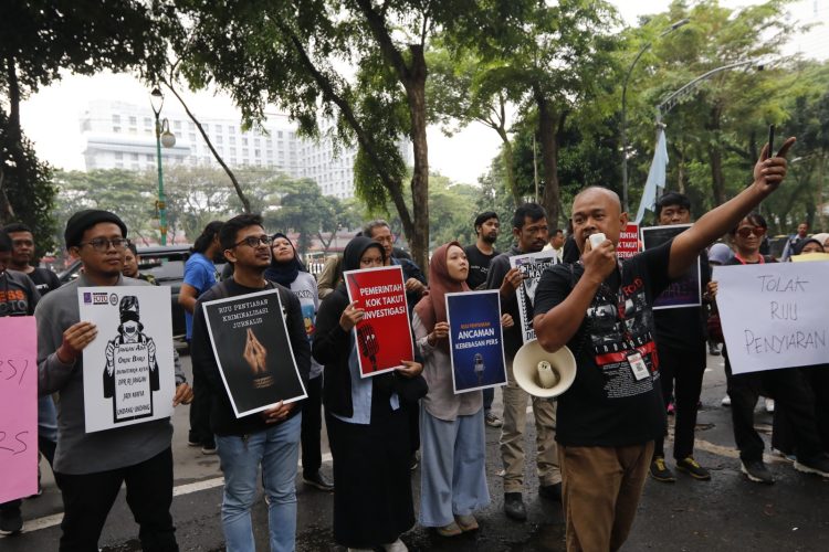 Jurnalis Medan Tolak RUU UU Penyiaran