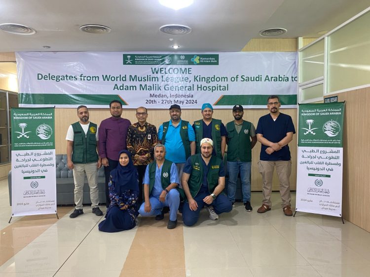 RS Adam Malik dan Tim Dokter Arab Saudi Berhasil Lakukan 10 Operasi Bedah Jantung