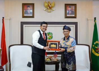 Wali Kota Medan Terima Kunjungan Datuk Bandar Majlis Bandaraya Kuantan