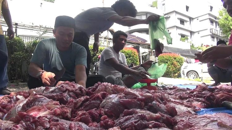 Wakapolda Sumut Sumbangkan Sapi Seberat 350 Kilogram Kepada Wartawan