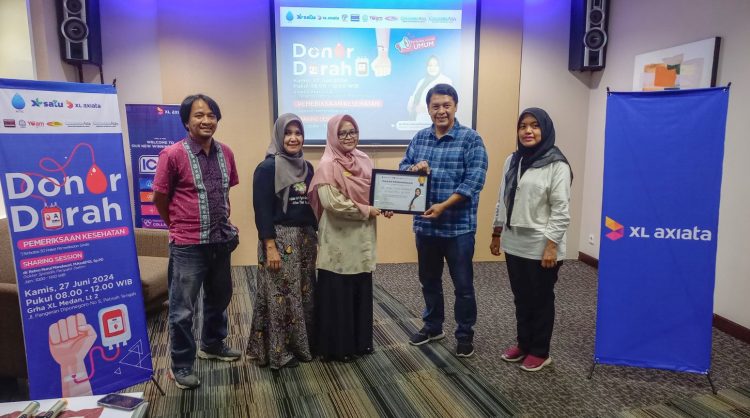 Gelar Donor Darah, XL Axiata Lakukan Pemeriksaan Kesehatan dan Sharing Session
