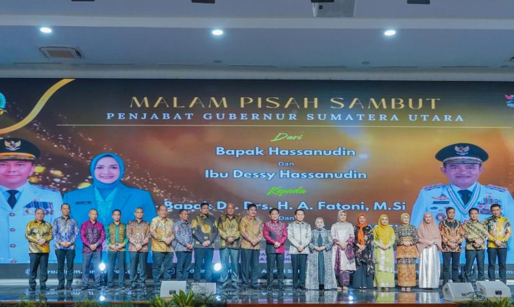 Wali Kota Medan Bobby Nasution Hadiri Pisah Sambut Pj Gubsu