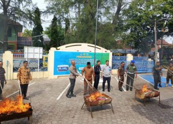 Bea Cukai Langsa Musnahkan Barang Ilegal untuk Stabilitas Ekonomi