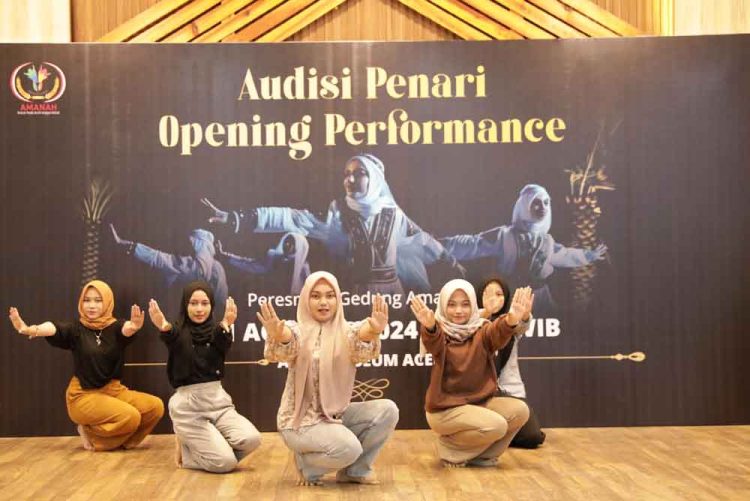 AMANAH Buka Audisi Penari Aceh untuk Peresmian Gedung Baru oleh Presiden Jokowi