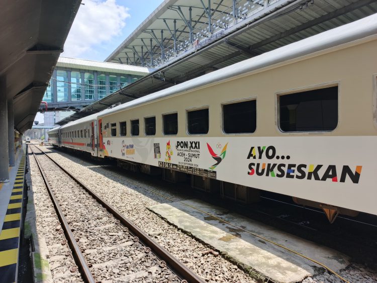 Dukung Pelaksanaan PON XXI, KAI Sumut Beri Harga Spesial Tiket KA Sribilah