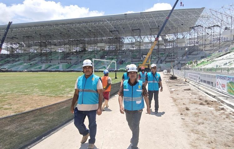 Jelang PON XXI, Manager UP3 Lubuk Pakam Tinjau Kesiapan Kelistrikan Sport Center