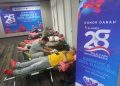 HUT Ke-28, Karyawan XL Axiata Gelar Donor Darah di 5 Kota Sumatera