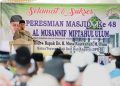 Musa Rajekshah Resmikan Masjid Al Musanif ke-48 di Desa Kolam Percut Sei Tuan